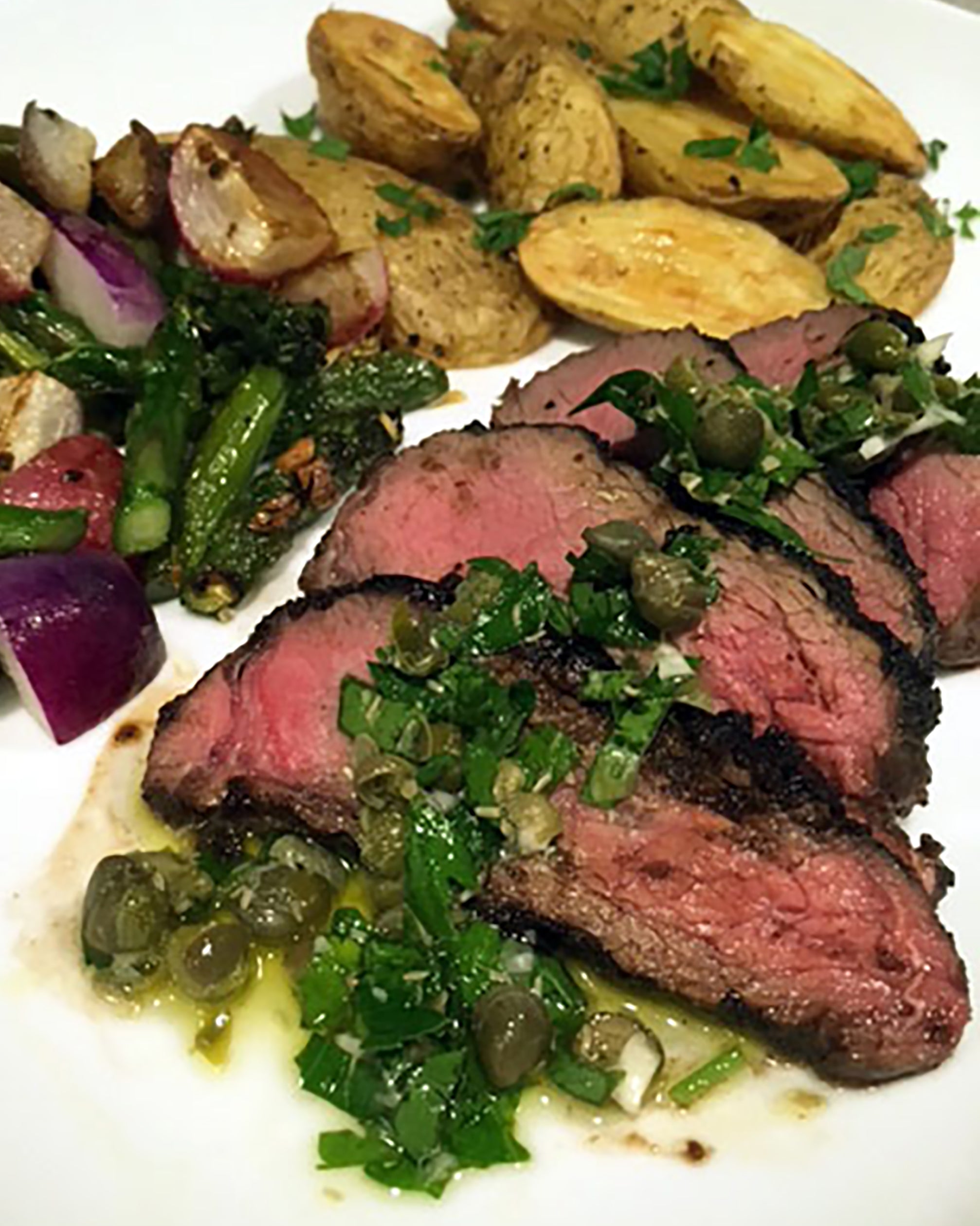 Char Crust® Lemony Parsley Pesto Steak