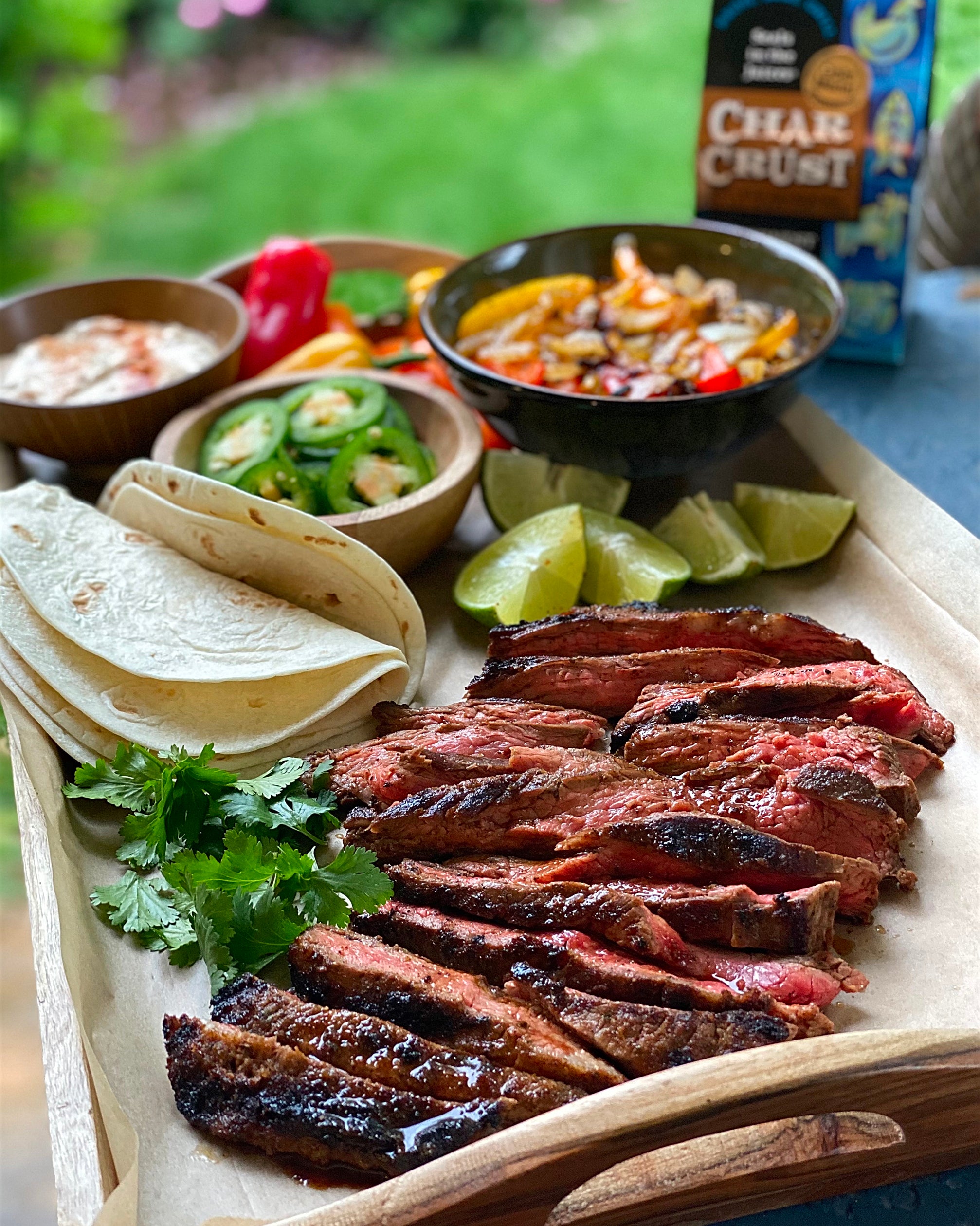 Southwest Chipotle Steak Fajitas – Char Crust® Dry-Rub Seasonings