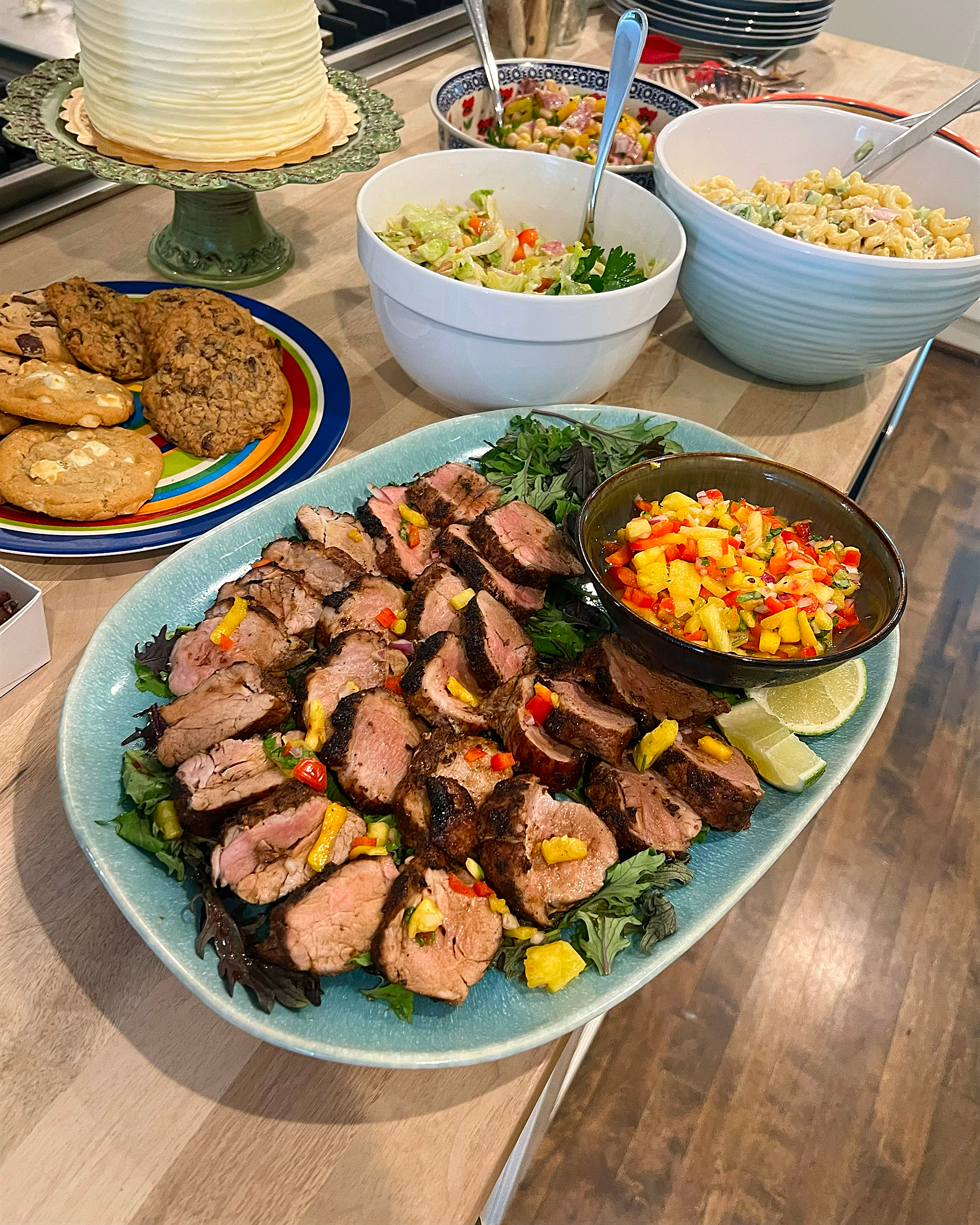 Ginger Teriyaki Pork Tenderloin with Pineapple Mango Salsa – Char Crust® Dry-Rub Seasonings