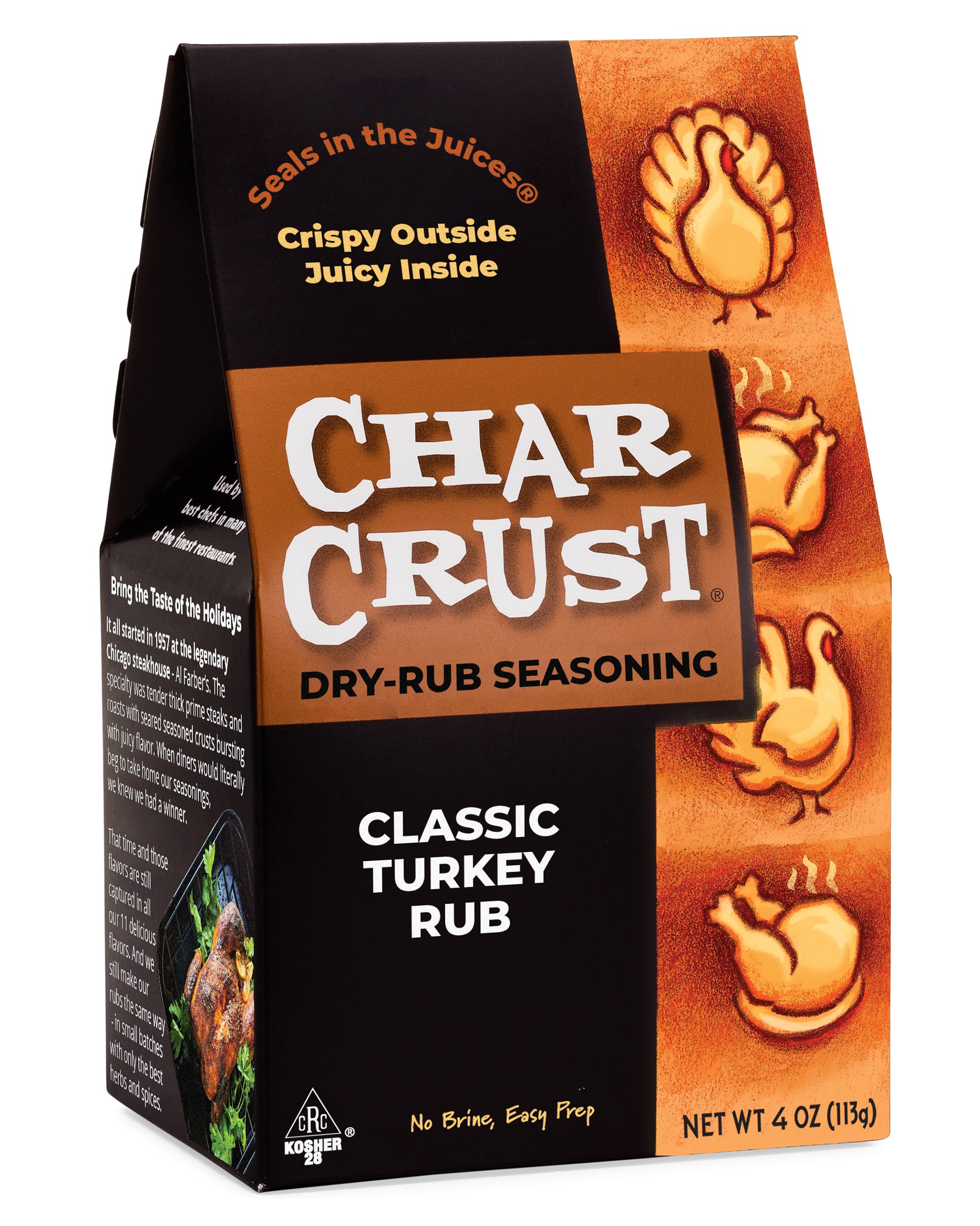 Classic Turkey Rub 4oz Char Crust Dry Rub Seasonings