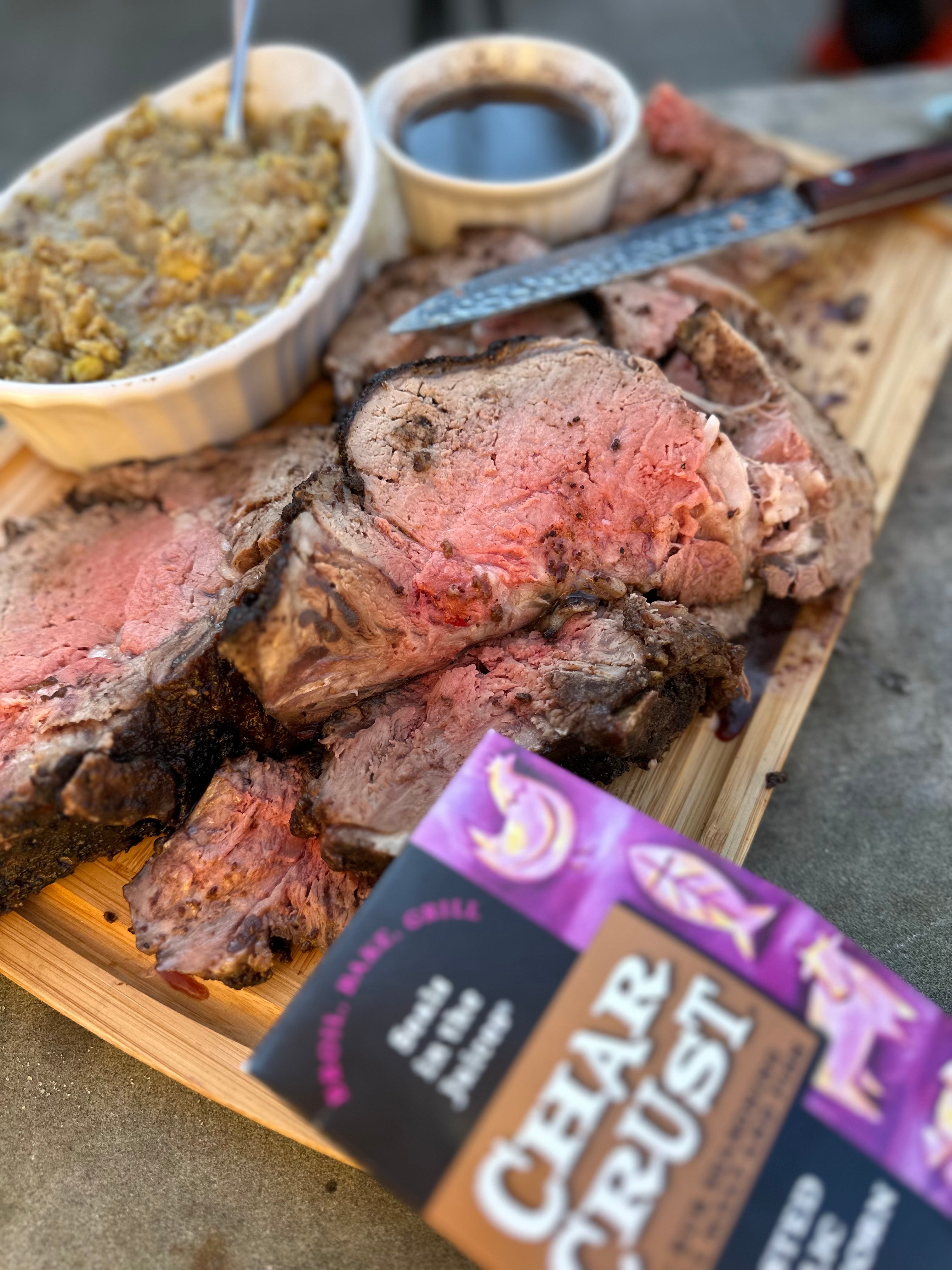 Roasted Garlic Prime Rib