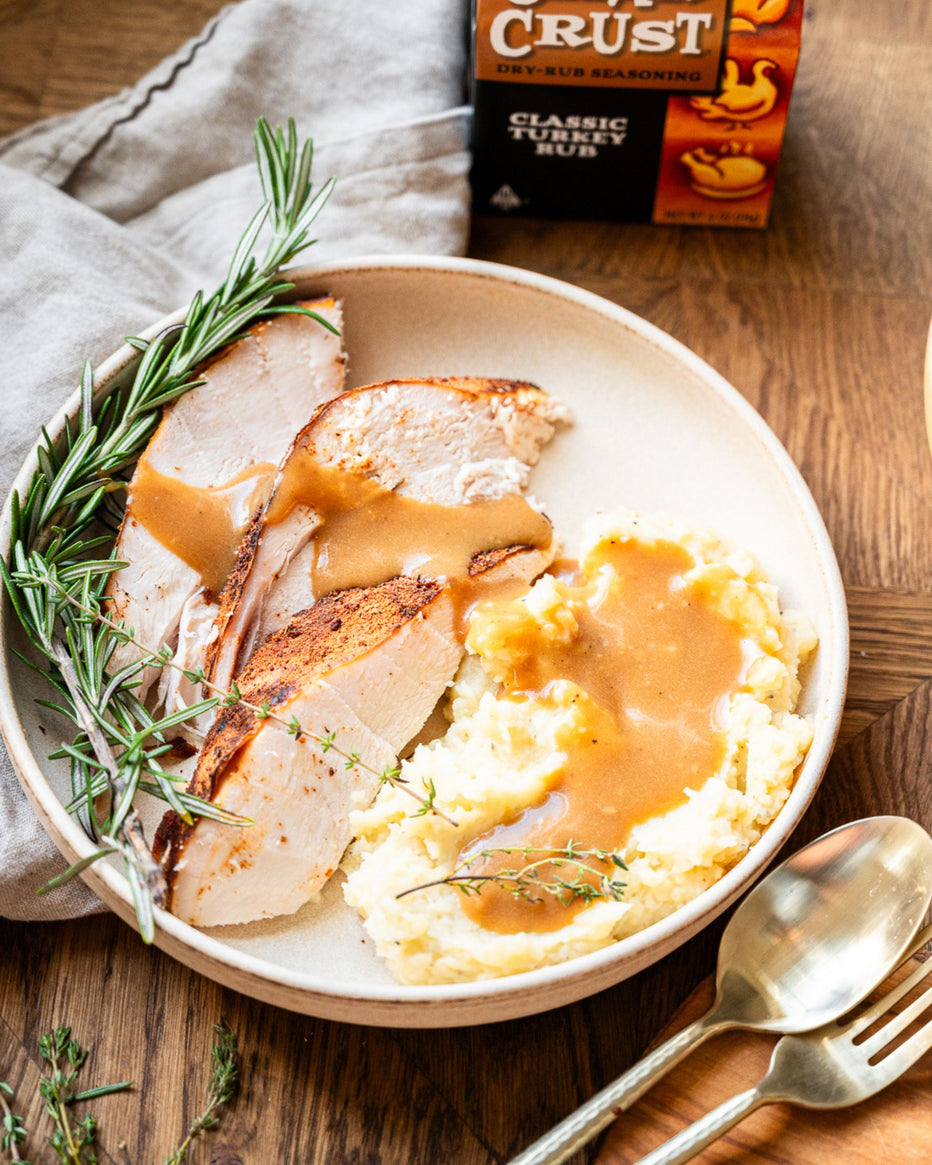 Classic Roasted Turkey with Gravy Char Crust® DryRub Seasonings