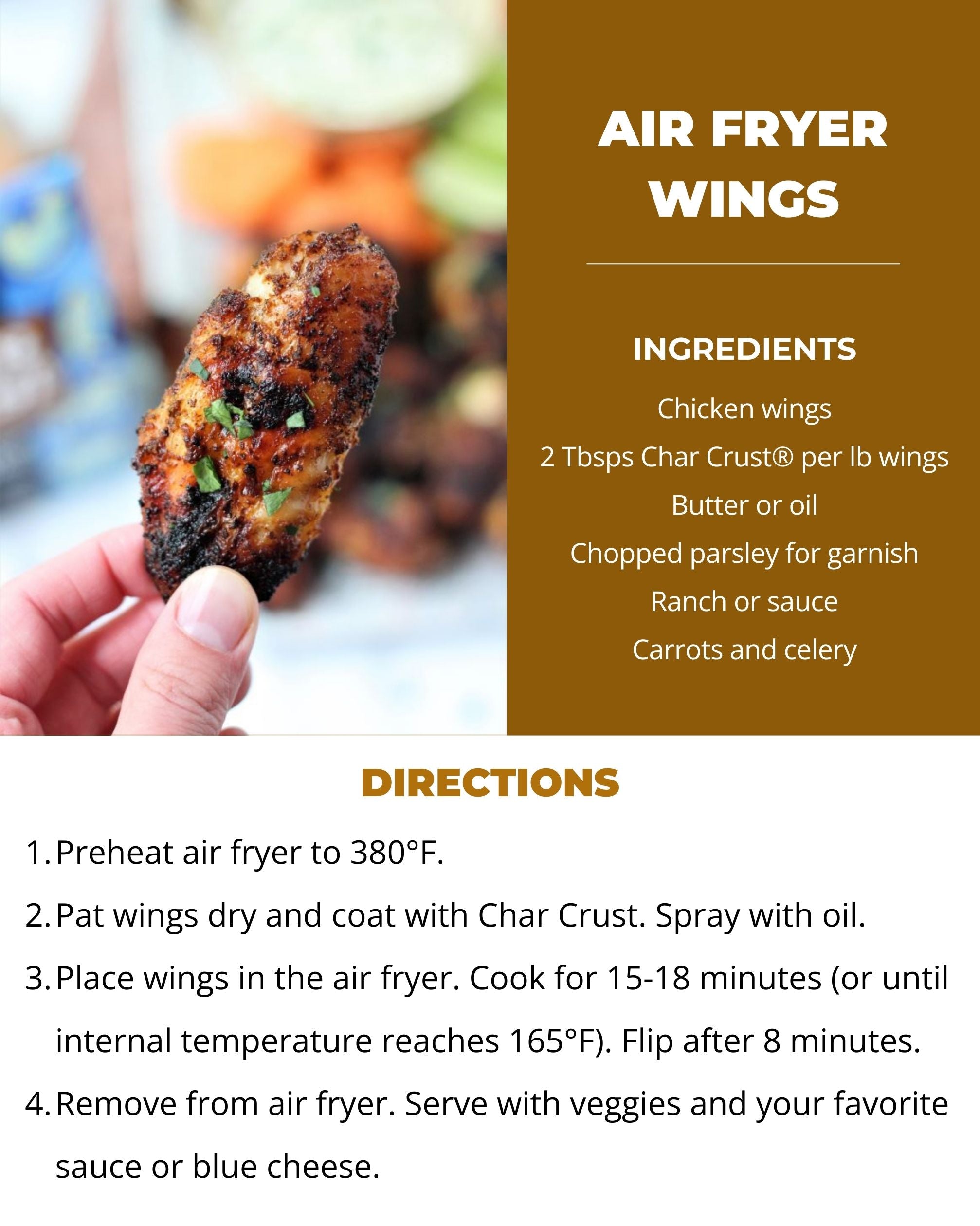 Wings Rub Pack - For Crispy, Flavorful Wings