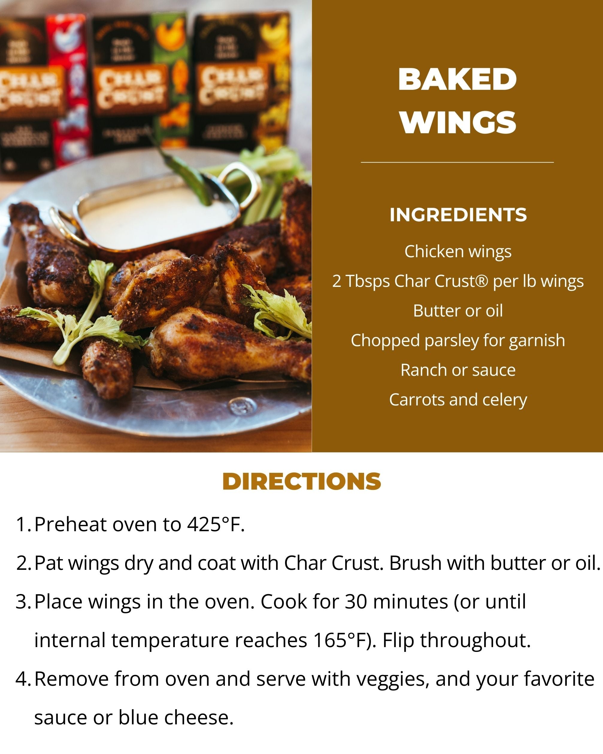 Wings Rub Pack - For Crispy, Flavorful Wings